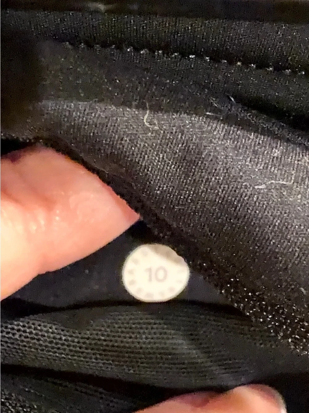 Lululemon laser cut black full length leggings